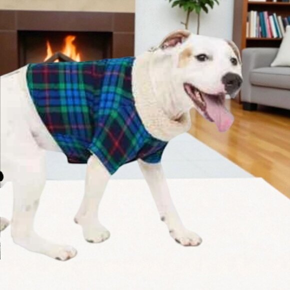 NEW!!!  AERIE Dog Flannel Shirt - Size M - Picture 2 of 7
